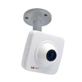 ACTi 10MP fisheye cube,basic WDR,PoE,fixed le