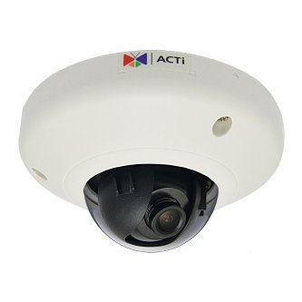 ACTi 1MP INDOOR MINIDOME,BASIC WDR,FIXED LENS