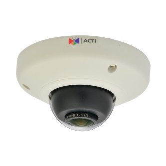 ACTi 5MP Indoor Mini Fisheye Dome,POe, Fixed