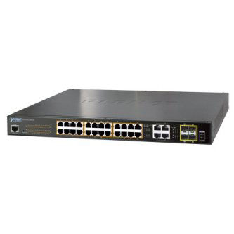 ACTi 24 Port Gigabit 802.3at Managed PoE Swit