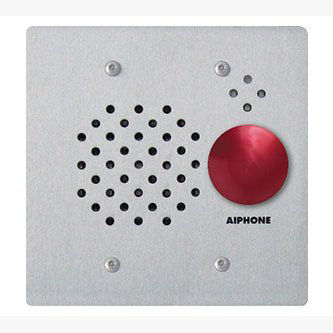 Aiphone FLUSH MT 2-GANG SUB STATION W/RED MUSHRO