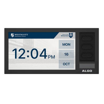 Algo IP DIG DISPLAY W SPEAKER SINGLE-SIDED