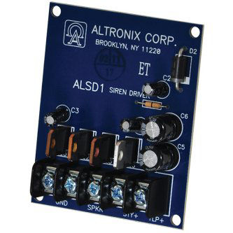 Altronix 2CH SIREN DRIVER 6VDC-12VDC YELP&STEADY