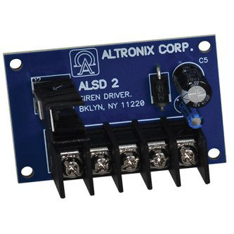 Altronix 2CHANNEL SIREN DRIVER-6VDC TO112VDC OP,Y