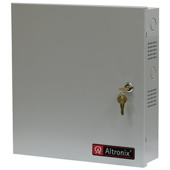 Altronix GREY ENCLOSURE W/CAM LOCK FITSUP TO (2)