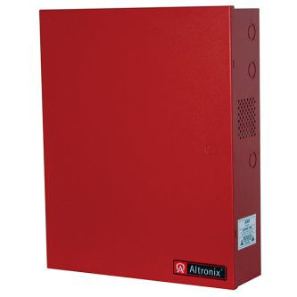 Battery Enclosure. Red Finish.18.5H X 14