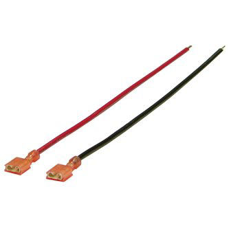 Altronix (2) 8"BATTERY LEADS;RED&BLACK