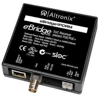Altronix IP and PoE+ over Coax Receiver