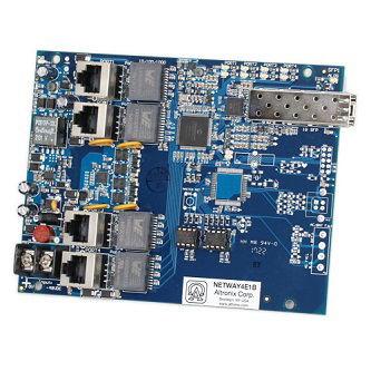 Altronix 4-port PoE+ Hardened Switch Board