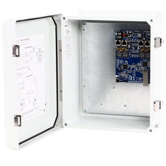 4PT FIB MED CONV/1SFP/BT/NEMA4