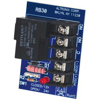 Altronix REALY MODULE; 12VDC OR 24VDC,30AMP/115VA