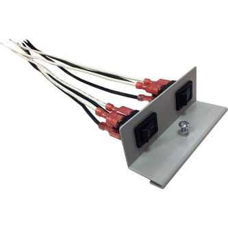 Altronix BRACKET W/2 ROCKER SWITCHES