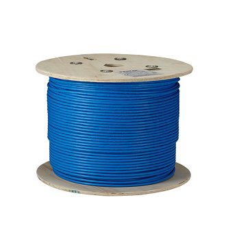 Blackbox CAT6A BULK CABLE SFTP PVC POE BL 1000'