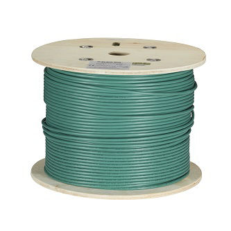 Blackbox CAT6A BULK CABLE SFTP PVC POE GN 1000'