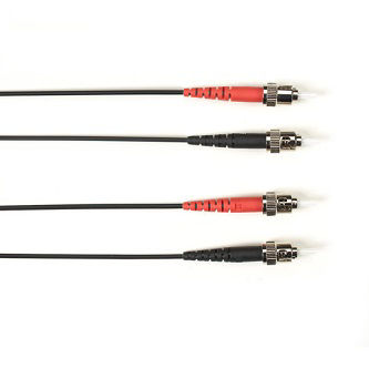 Blackbox 50 MM FO PATCH CABLE DUPLX, LSZH, BK