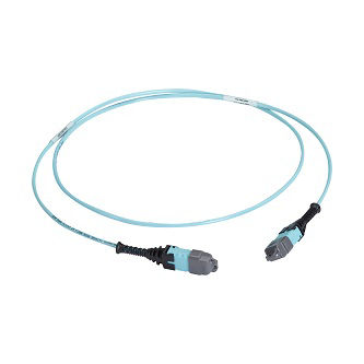 Blackbox 3m MTP OM3 Fiber Optic Trunk Cable Plenu