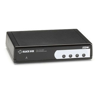 Blackbox 4-Port USB to RS232 Converter DB9