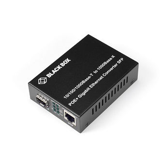 Blackbox GB ETH POE+ MC COP 10/100/1000 MBPS