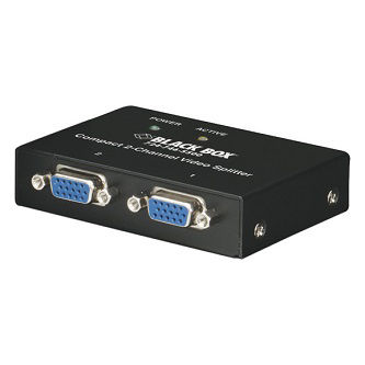 Blackbox 2-CHANNEL COMPACT VGA VIDEO SPLITTER