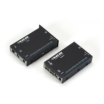 Blackbox KVM EXT DVID USB AUD CATX SINGLE ACCESS