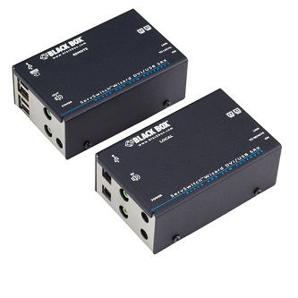 Blackbox KVM EXT DH DVID USB HID AUD CATX SA