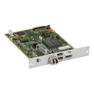 Blackbox KVM RX DVID USB HID SM FBR MOD EXT CARD