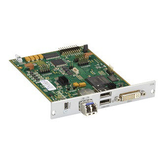 Blackbox KVM RX DVII USB HID SM FBR MOD EXT CARD