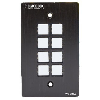Blackbox WALLPLATE CONTROL PANEL RS-232 8-BUTTON