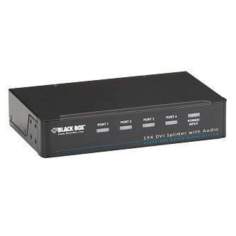 Blackbox 1 X 4 DVID SPLITTER WITH AUDIO AND HDCP