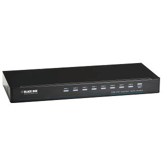 Blackbox 1 X 8 DVID SPLITTER WITH AUDIO AND HDCP