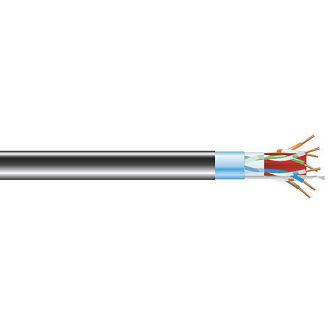 Blackbox CAT6A BULK CABLE FUTP PVC BK 1000'