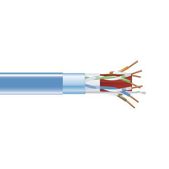 Blackbox CAT6A BULK CABLE FUTP PVC BL 1000'