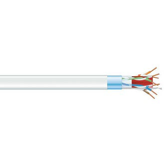 Blackbox CAT6A BULK CABLE FUTP PVC WH 1000'