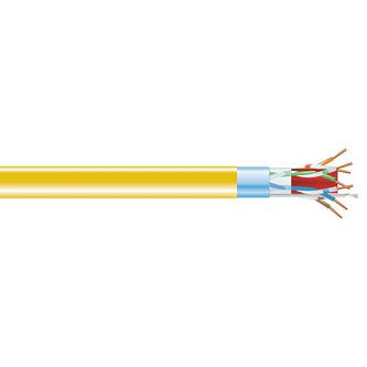 Blackbox CAT6A BULK CABLE FUTP PVC YL 1000'
