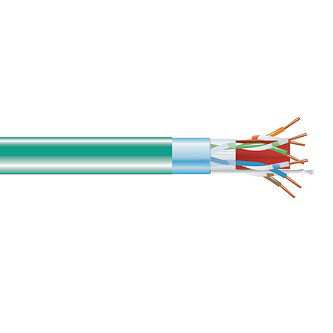 Blackbox CAT6A BULK CBL FUTP PLN GN 1000'