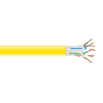 Blackbox CAT6A BULK CBL UTP PLENUM YL 1000'