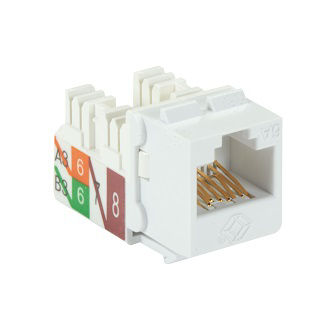 Blackbox CAT6A KEYSTONE JACK, WHITE