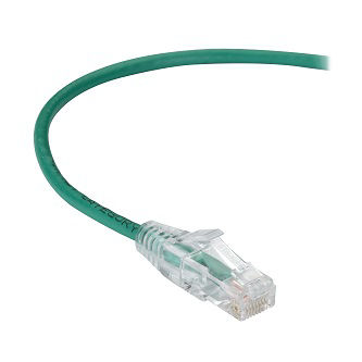 Blackbox CAT6A SNAGLSS PATCH CABLE UTP PVC GN 15'