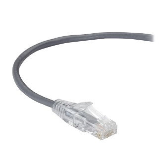 Blackbox CAT6A SNAGLESS PATCH CABLE UTP PVC GY 1'