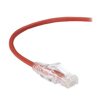 Blackbox CAT6A SNAGLESS PATCH CABLE UTP PVC RD 3'