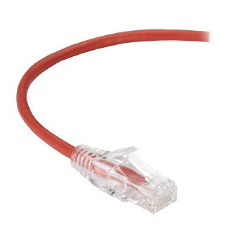 Blackbox CAT6A SNAGLESS PATCH CABLE UTP PVC RD 5'