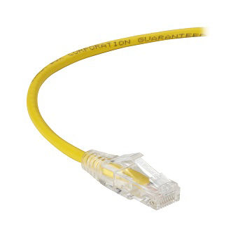 Blackbox CAT6A SNAGLSS PATCH CABLE UTP PVC YL 20'