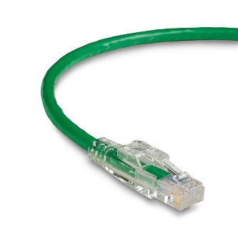Blackbox CAT6 LCK SNG PATCH CBL UTP PVC GN 15'