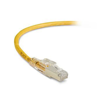 Blackbox CAT6 LCK SNG PATCH CBL SFTP PVC YL 6'