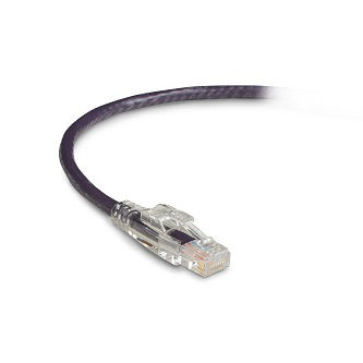 Blackbox CAT6 LCK SNAGLSS PATCH CBL UTP PVC PR 3'