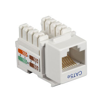 Blackbox CAT5E KEYSTONE JACK UNSHIELDED RJ45 WH