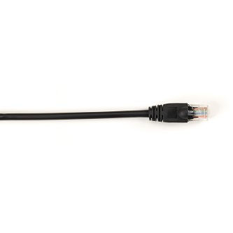 Blackbox CAT6 SNG PATCH CABLE UTP PVC BK 15' 25P