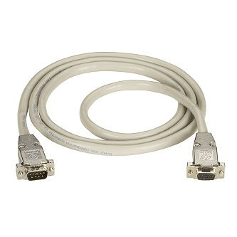 Blackbox RS232 SHIELD METAL HOOD DB9-M/F 50FT