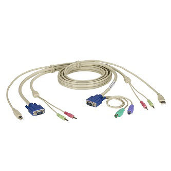 Blackbox KVM CPU CBL VGA 6PN MIN PS2 AUD 6'