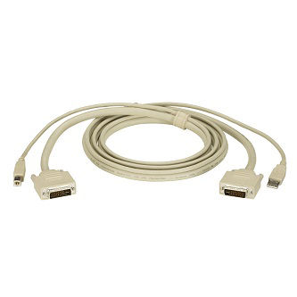 Blackbox KVM CPU CABLE - DVII, USB, 6FT